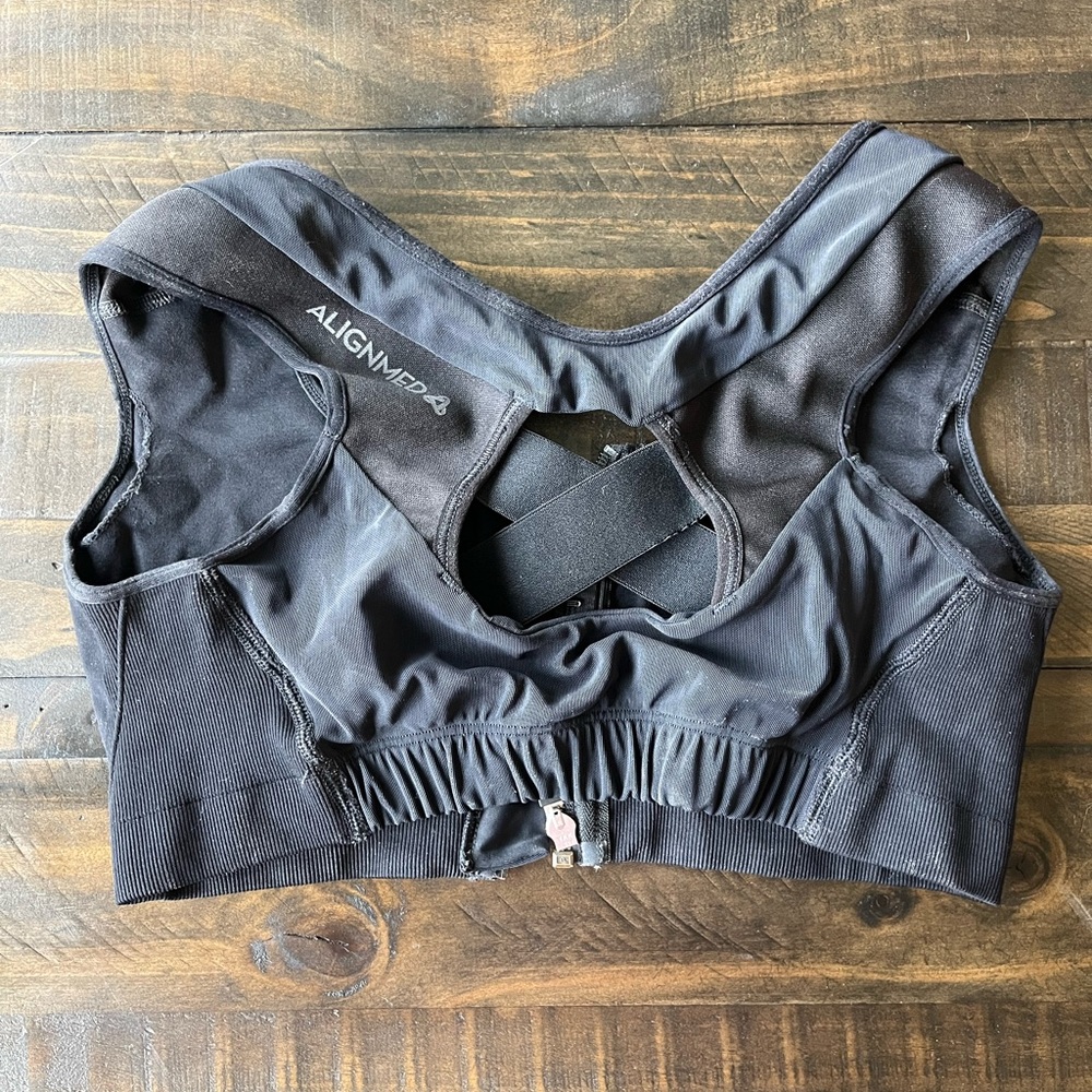AlignMed Sports Bra, Black, Medium
